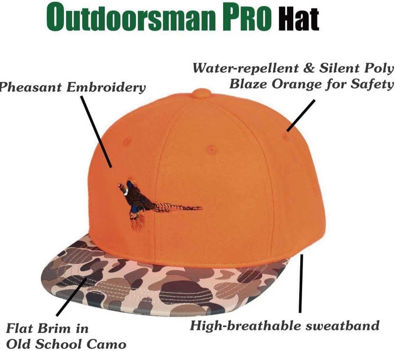 EDTREK Performance Outdoorsman Snapback Truck Hat with Flat Brim - Unique Animal Embroidery - Image 4